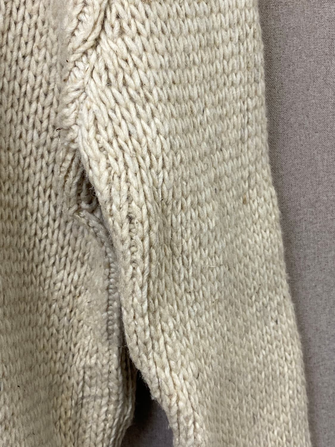 빈티지 헤비 니트 집업  상품이미지6