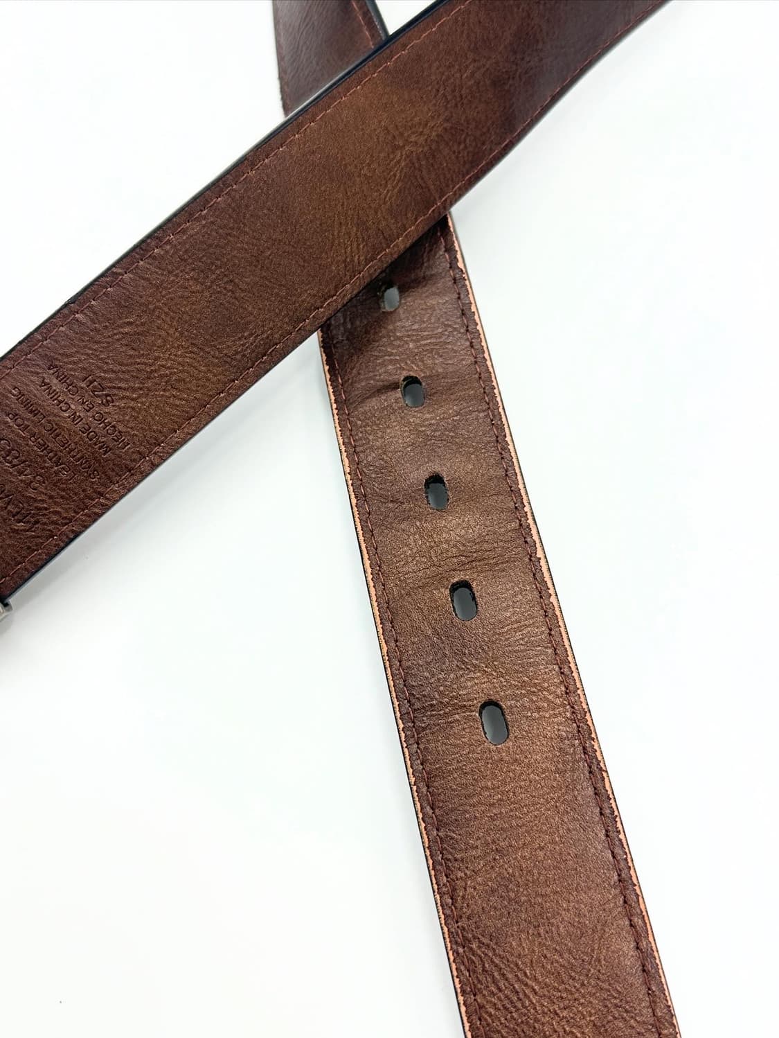 Levi’s vintage brown leather belt 상품이미지7