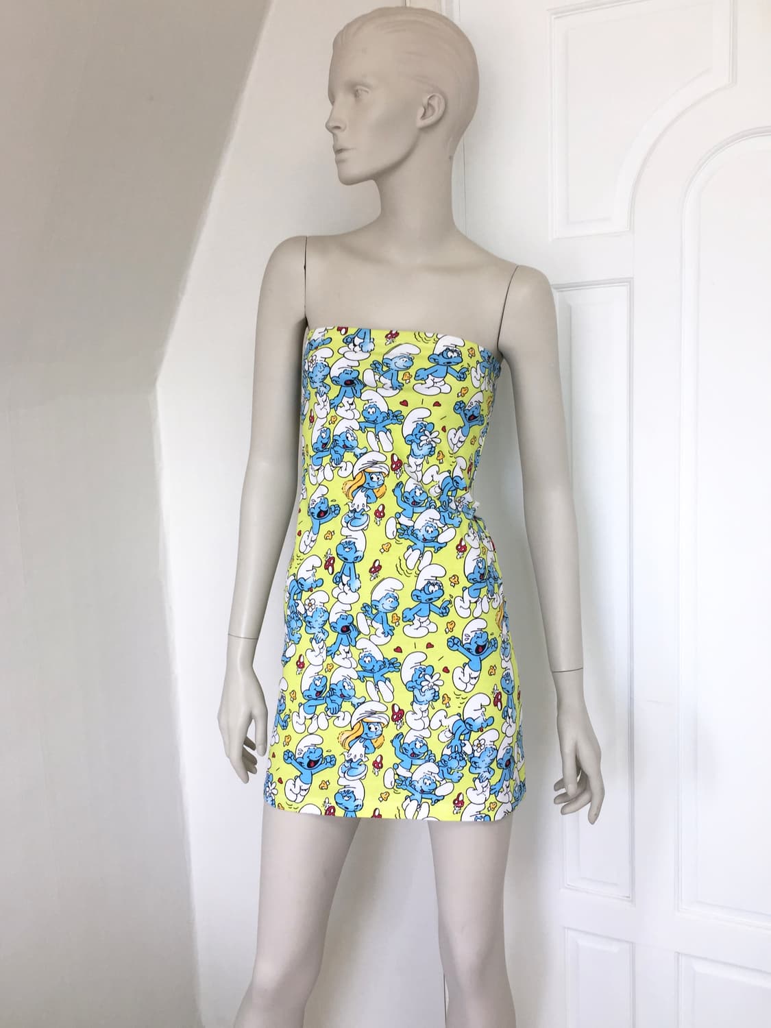 Cute Smurfs Tube Top Dress 상품이미지1