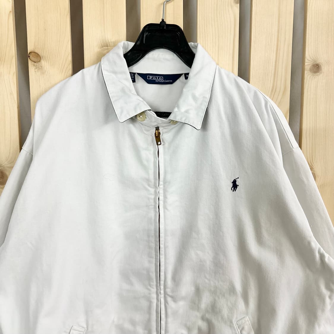 (L) 폴로 랄프로렌 아이보리 스윙톱 블루종 자켓 점퍼 상품이미지3