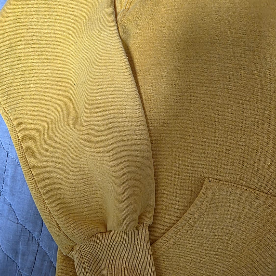 [XL] RARE 90s 러셀 애슬레틱 후드집업 옐로우 상품이미지3