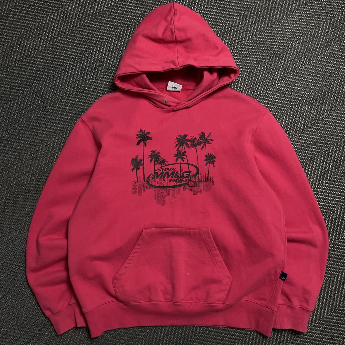 87mm Mmlg 빅로고 박시핏 후드 티셔츠o 5138 상품이미지1