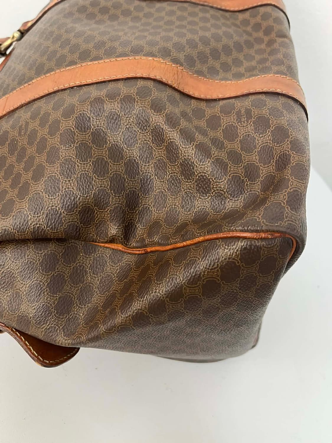 셀린느 빈티지 마카담 블라종 빅 보스톤백 여행가방 토트백 상품이미지8