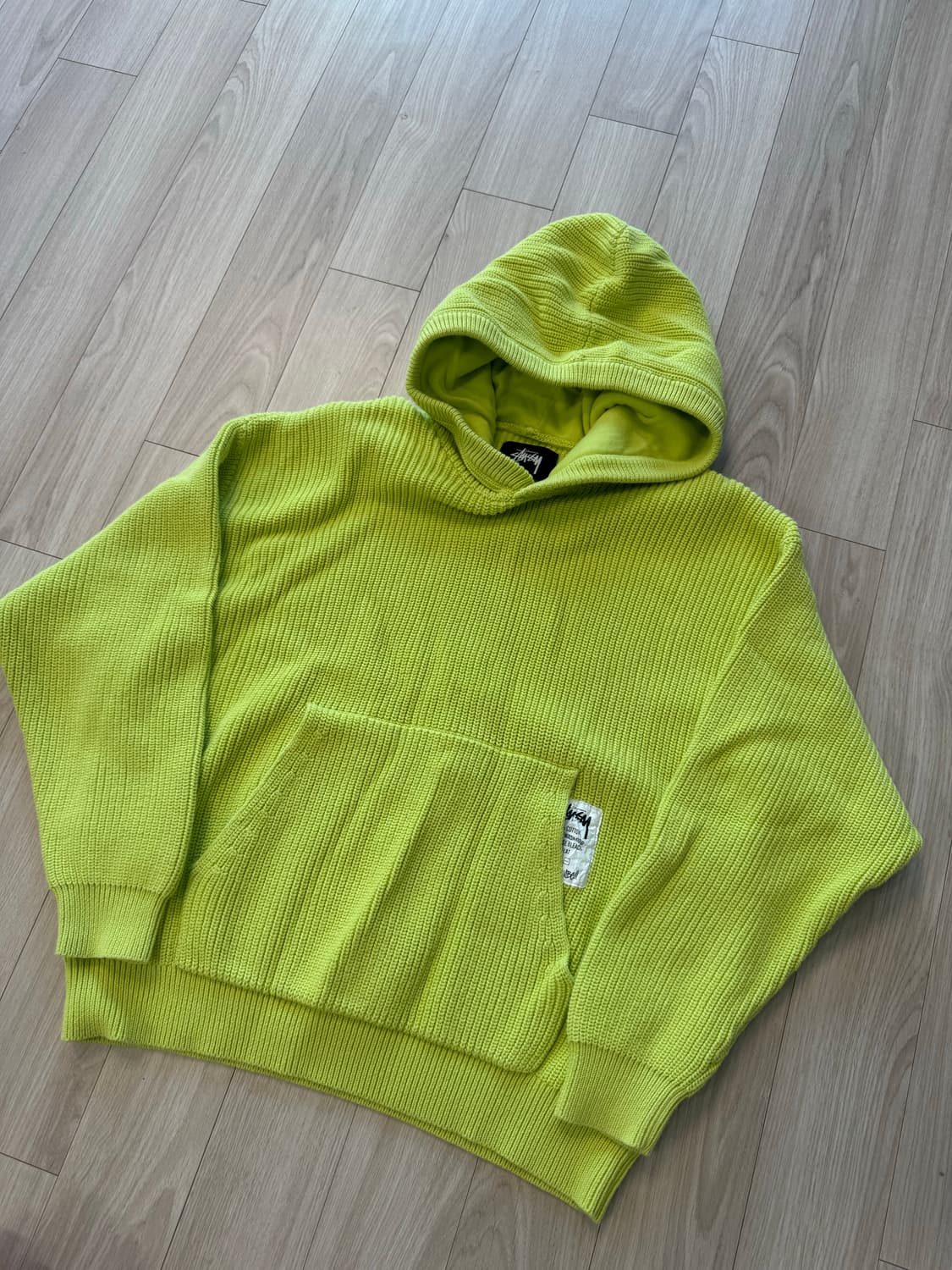 [M] 스투시 니트 후드 상품이미지1