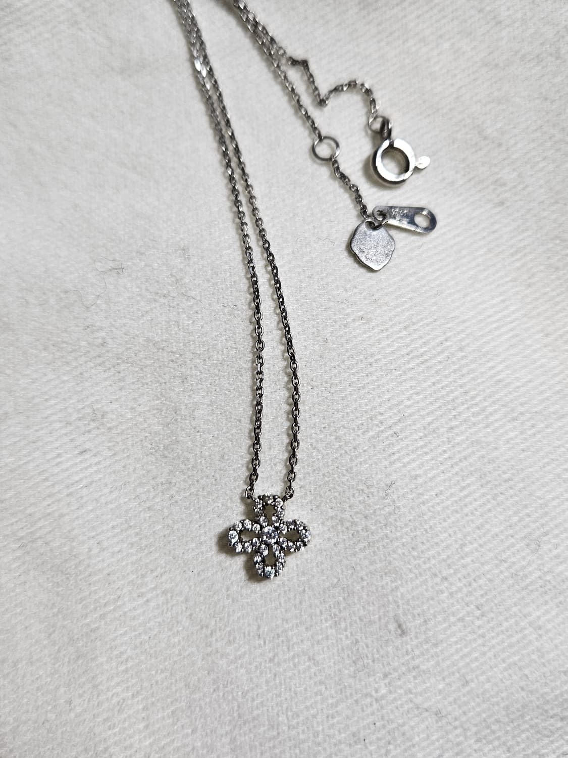 실버 925 클로버 목걸이 상품이미지1