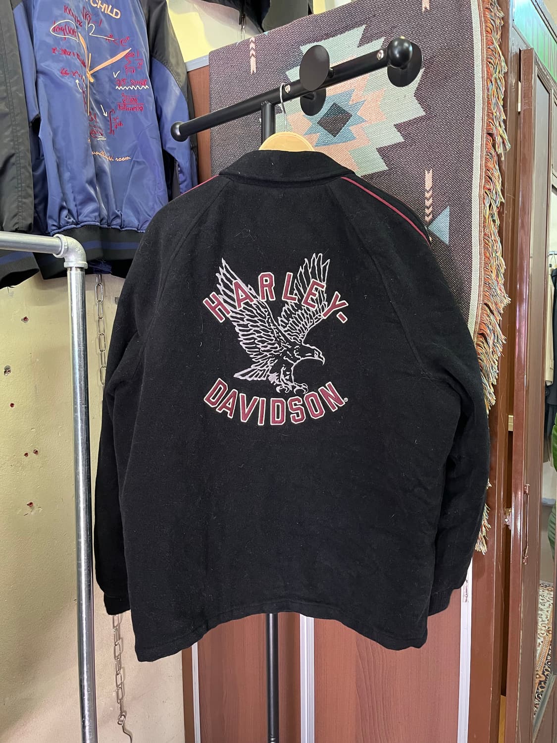 할리데이비슨 울 바시티 자켓 #csz619 상품이미지2