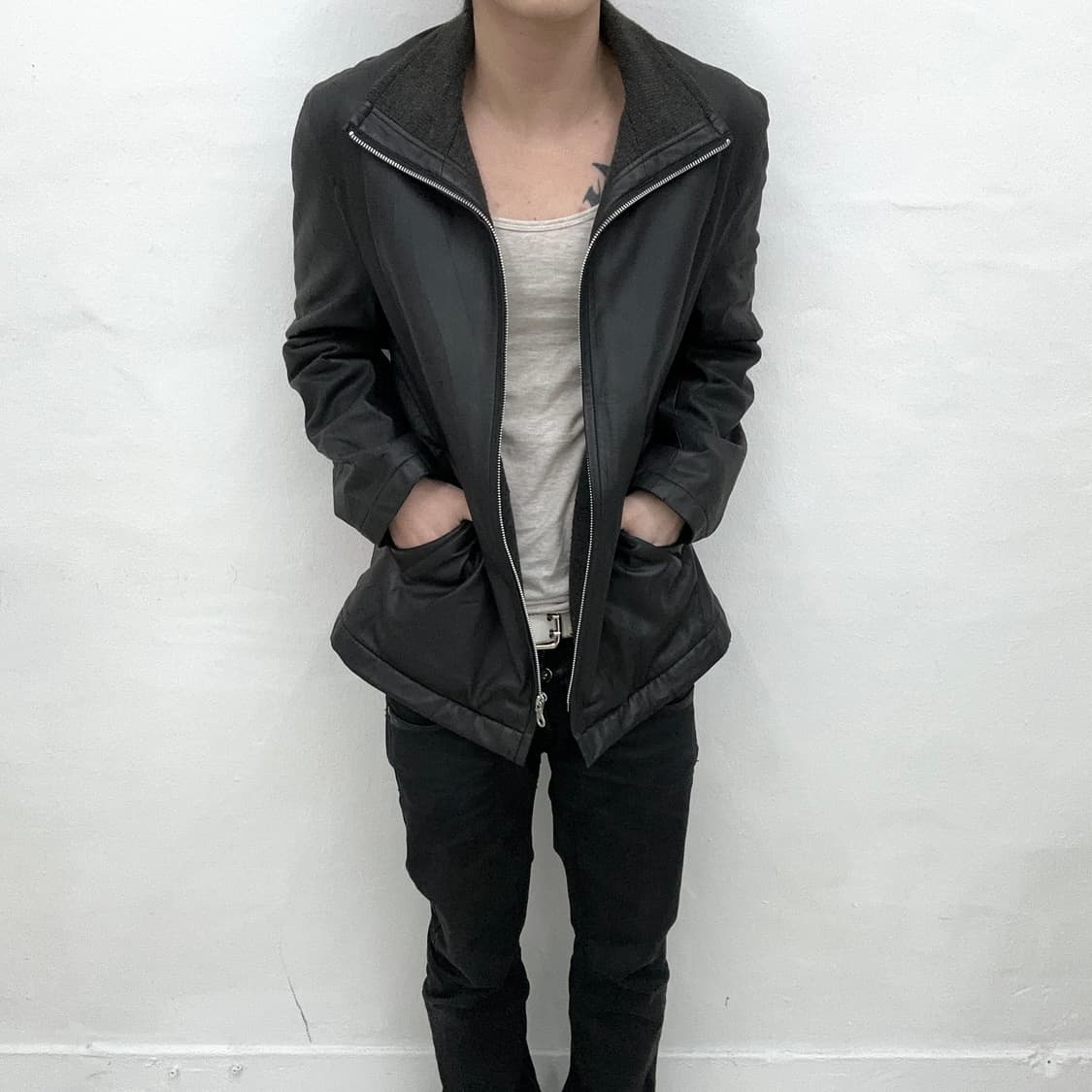 leather formal jacket 상품이미지1