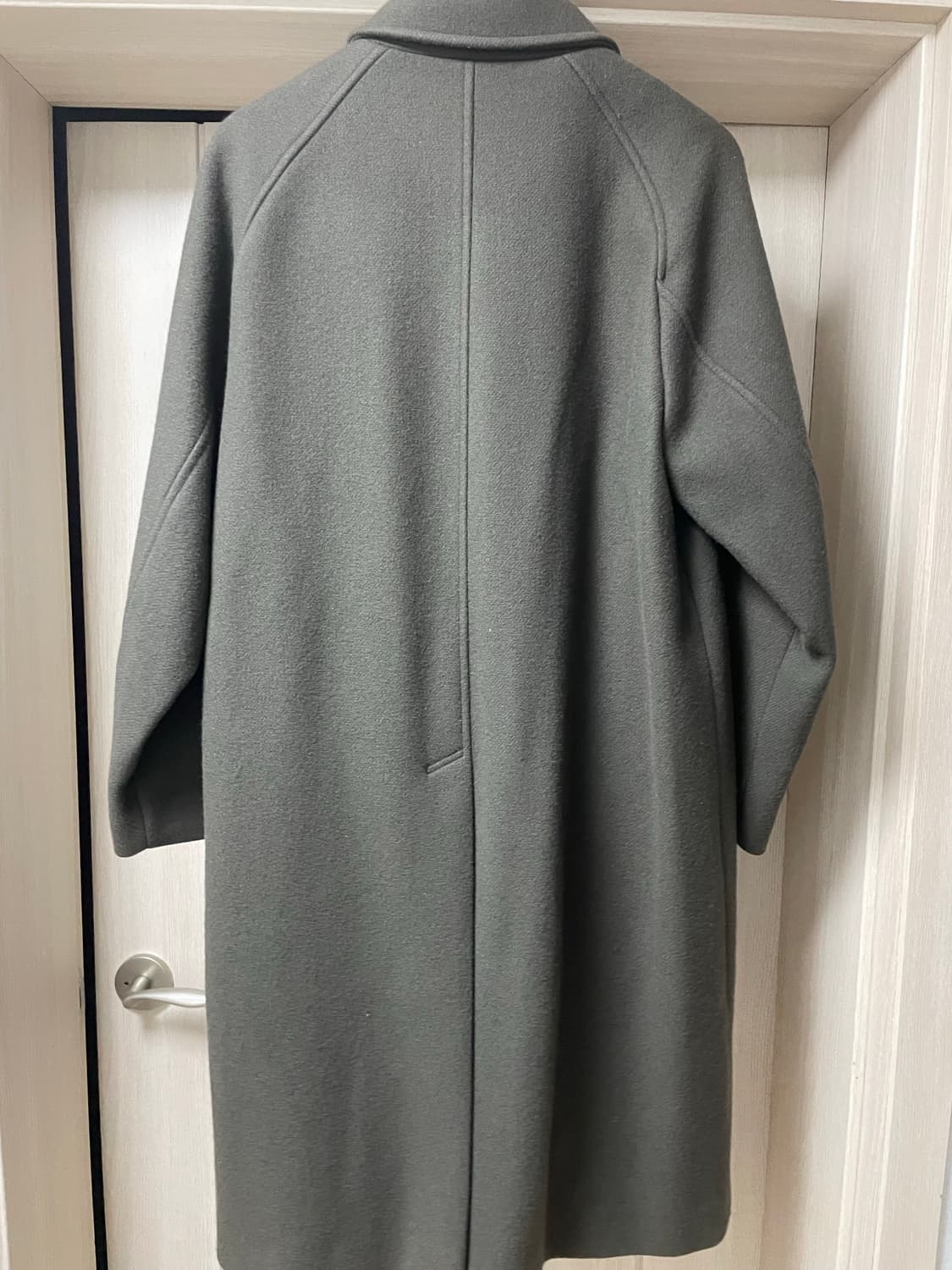 블랭크룸 스탠다드 발마칸 울 코트 차콜브라운 1 사이즈 상품이미지3