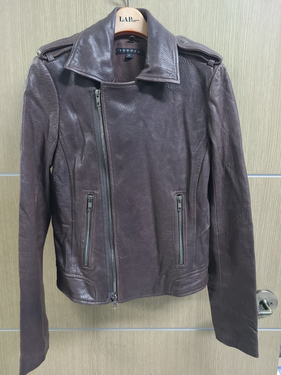 띠어리 양가죽 라이더 자켓  상품이미지1