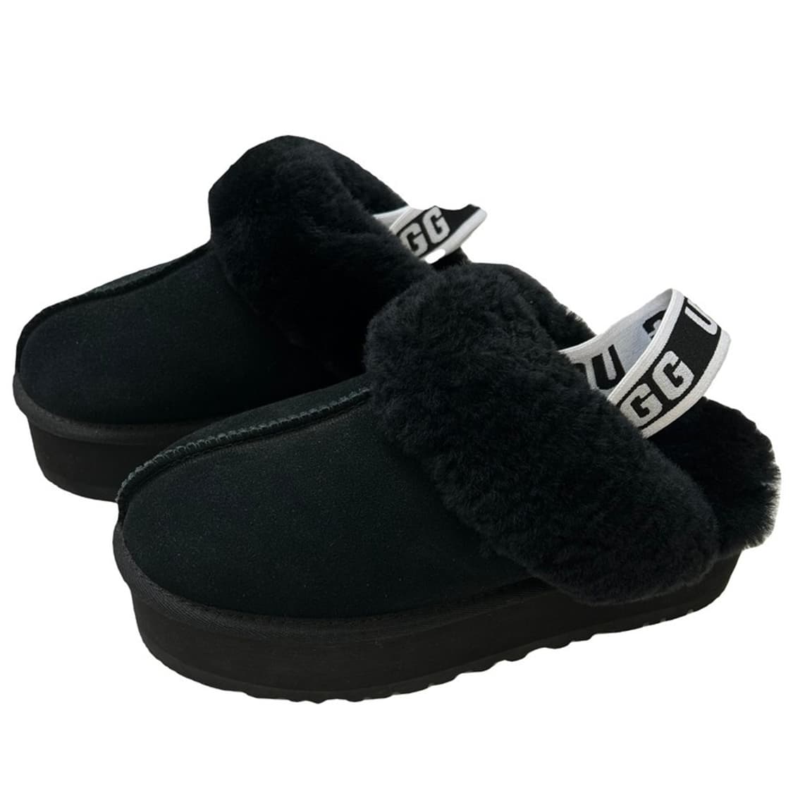 UGG 펀케트 플랫폼 슬리퍼 블랙 260 상품이미지1