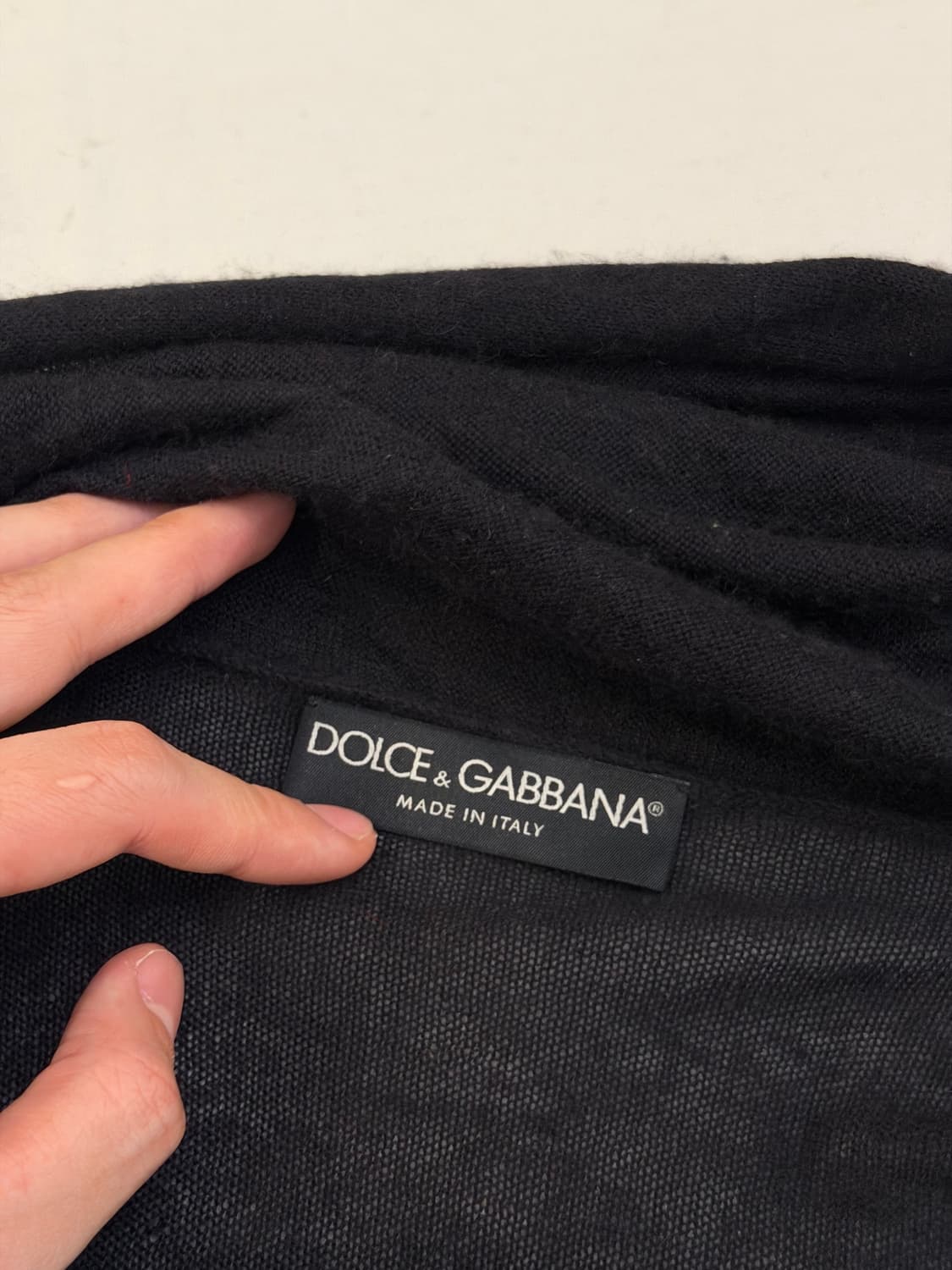 90s 돌체앤가바나 아카이브 드레이프 랩 캐시미어 실크 가디건 상품이미지3