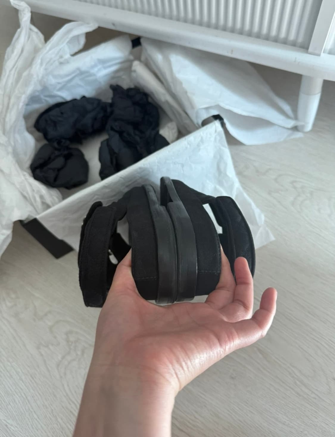 샤넬 믹스드파이버 벨크로 샌들230 상품이미지4