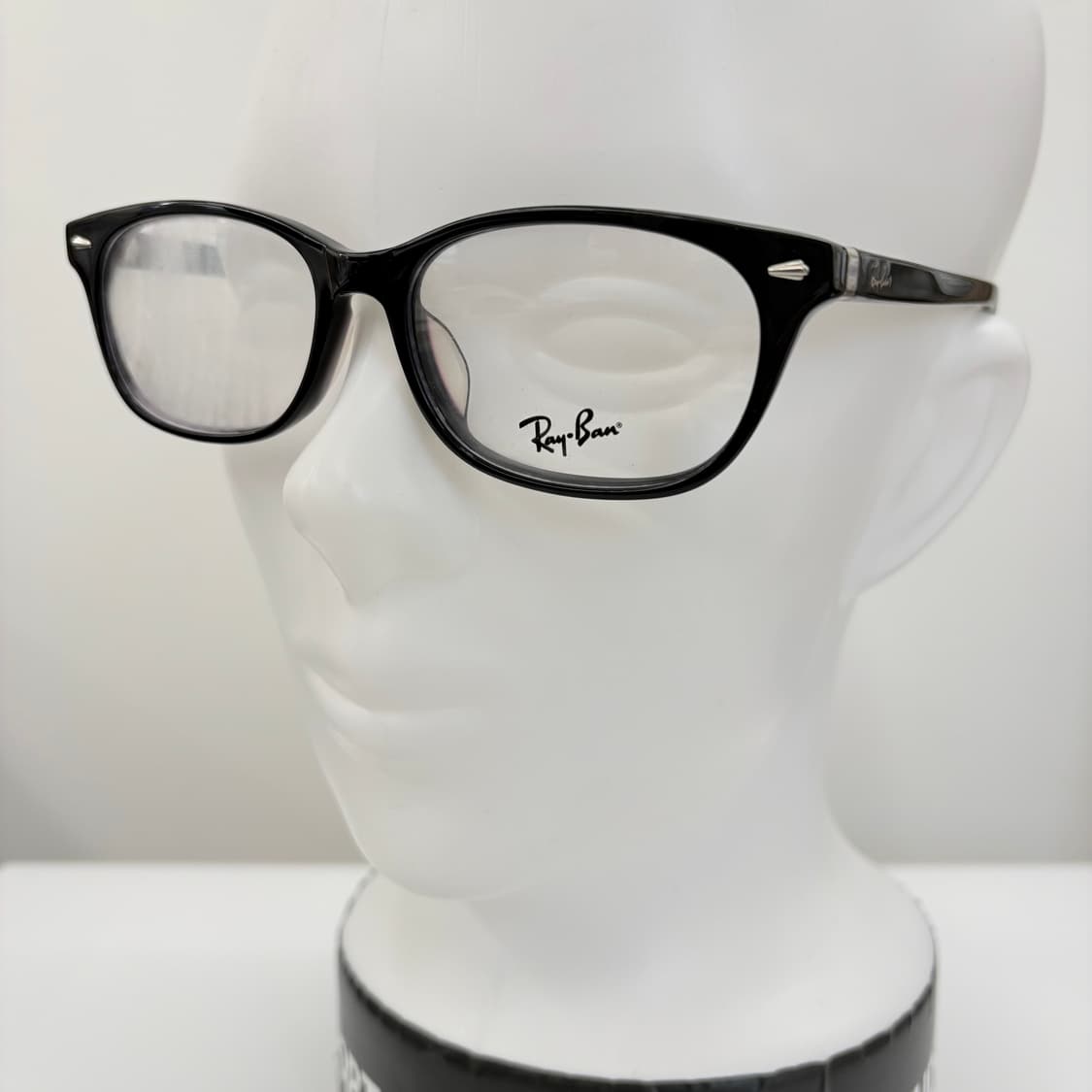 RAYBAN 레이밴 블랙 스퀘어 뿔테 상품이미지7