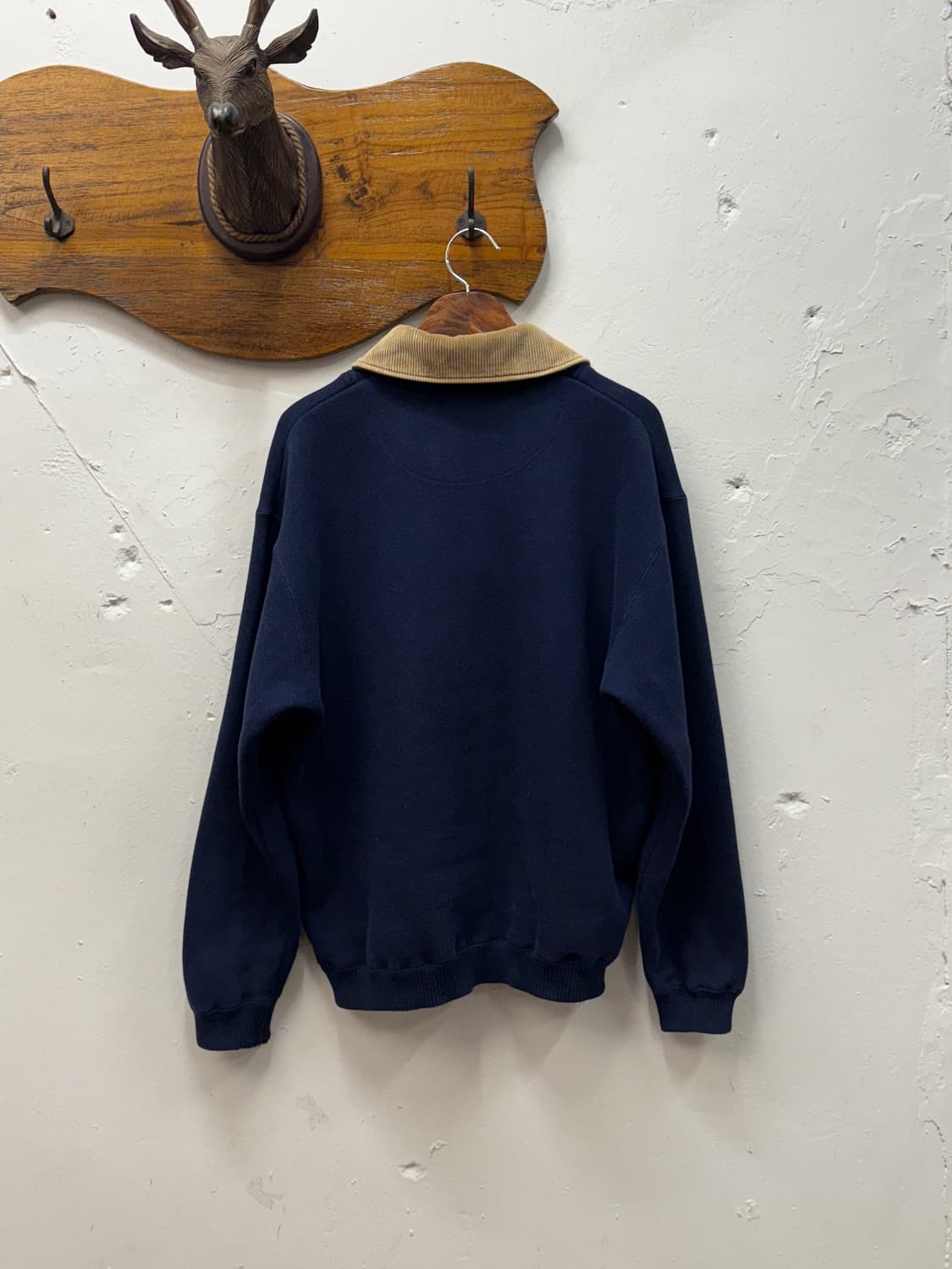 M) 90s McGREGOR Corduroy Collar Toggle S 상품이미지4