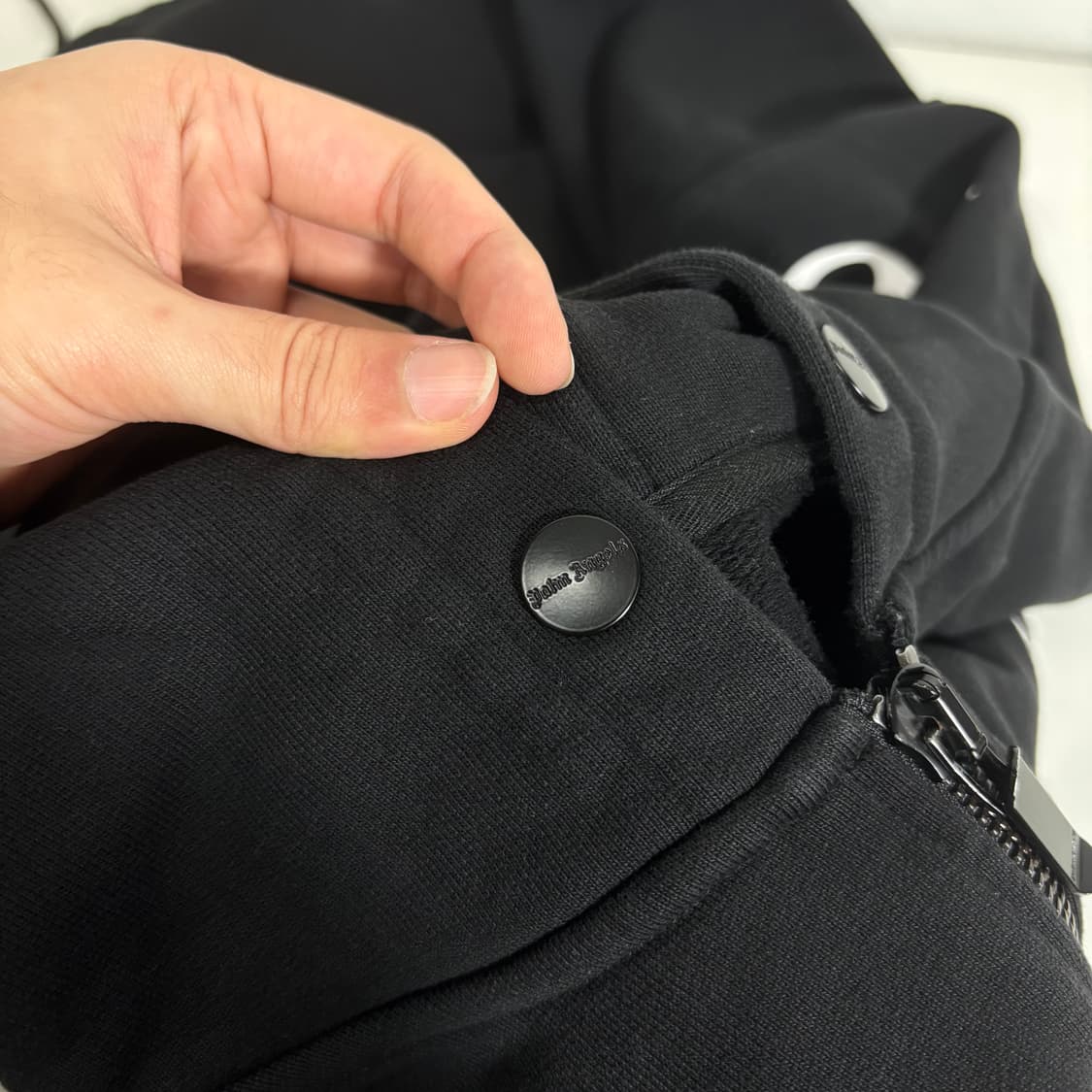 L 팜엔젤스 블랙 루즈오버핏 야자수패치 스웻후드집업 상품이미지4