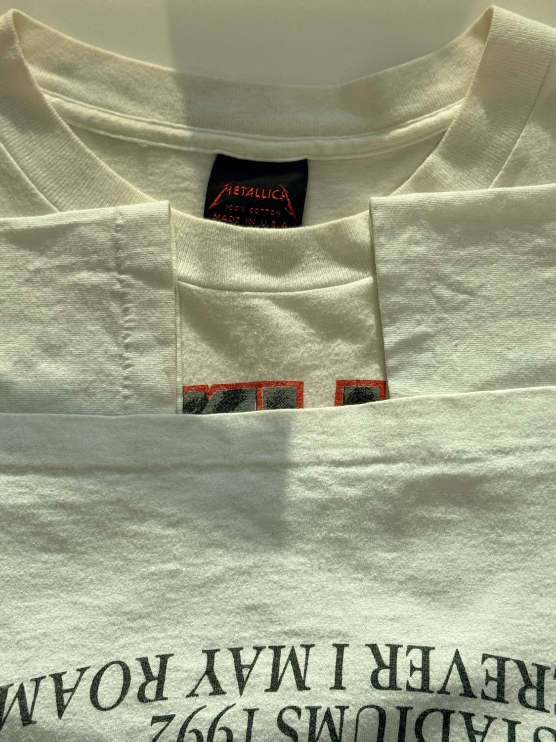 (XL)90s Metallica Wherever May Roam Tour 상품이미지6