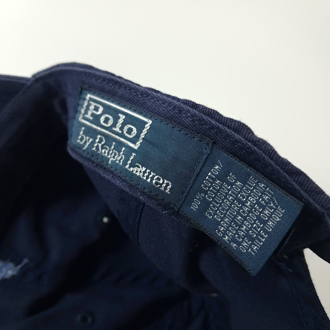 CK349 폴로 00s 다크네이비 스카이블루 자수 볼캡 모자 상품이미지8