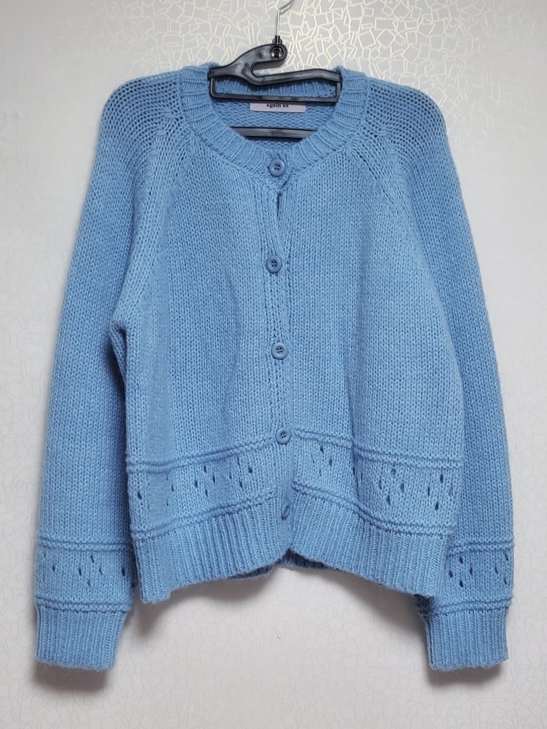 스테디 퓨릴 펀칭 니트 가디건 소라 상품이미지5