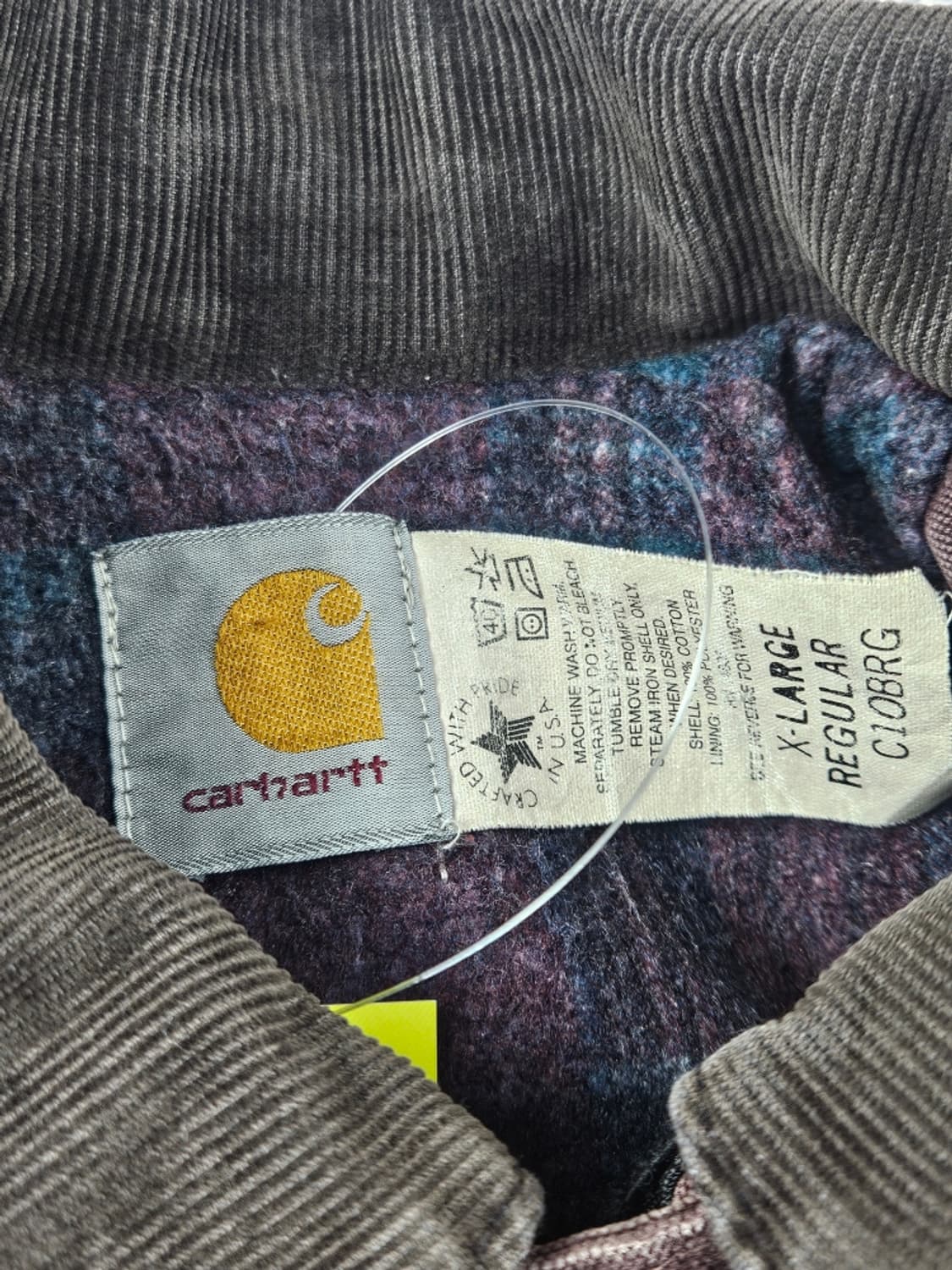 90's USA 칼하트 C10 덕캔버스 초어 자켓 (XL) / 11172 상품이미지7