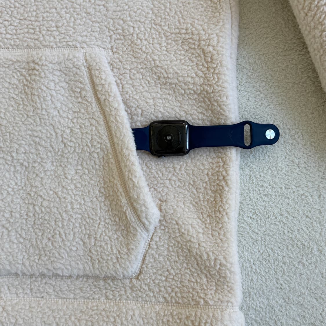 폴로랄프로렌 반집업 뽀글이 후리스 아이보리 상품이미지7