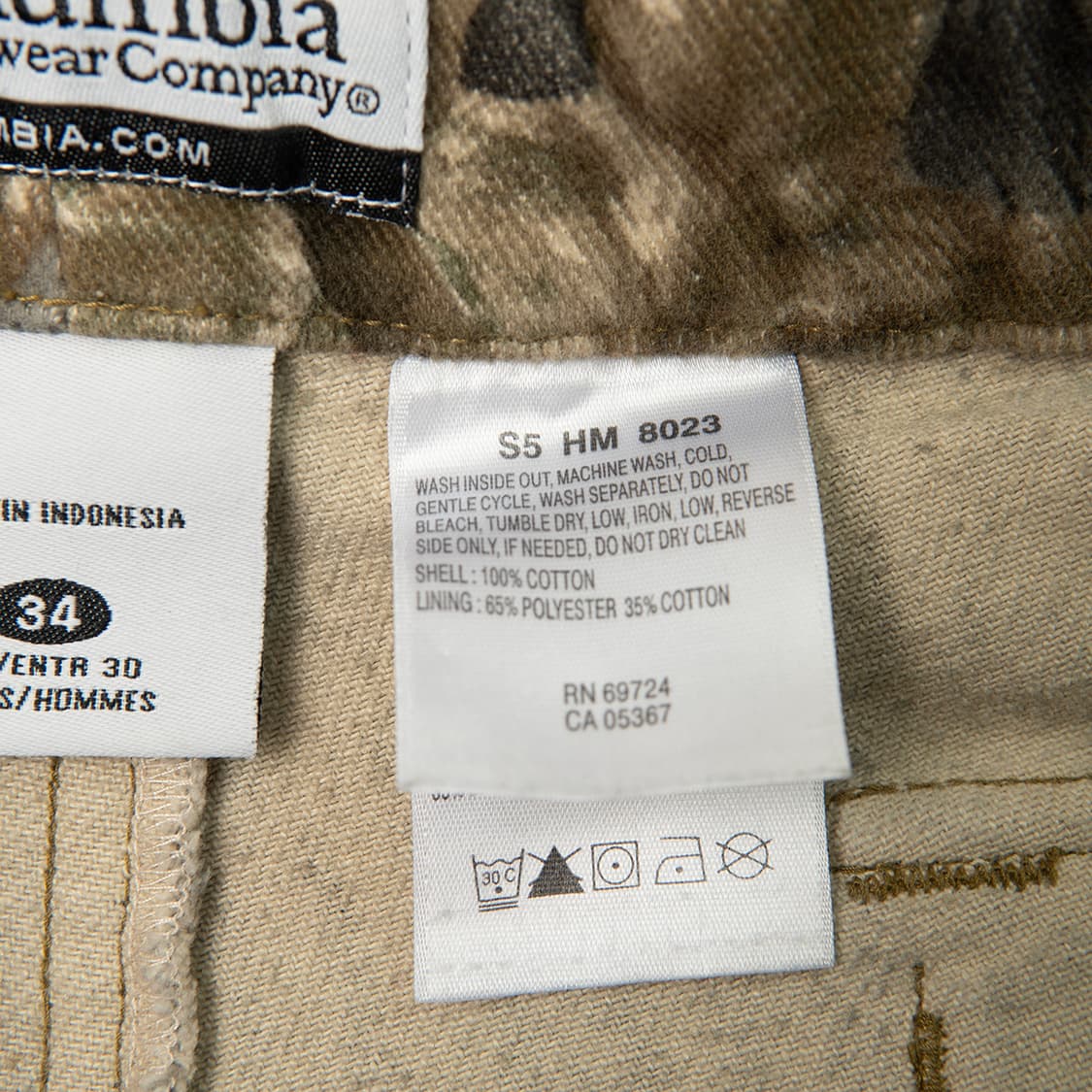 [32~34] 00s 컬럼비아 MOSSY OAK 리얼트리 카고팬츠  상품이미지7