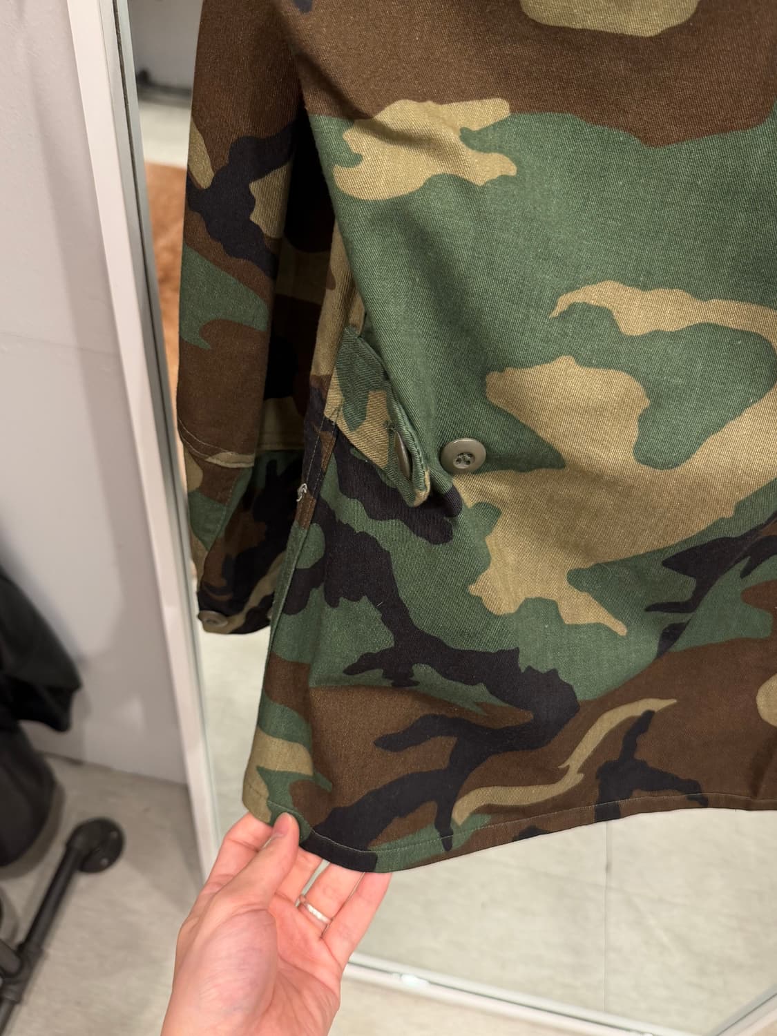 80s Military U.S.Army 미군 우드랜드 카모 BDU 자켓 상품이미지7