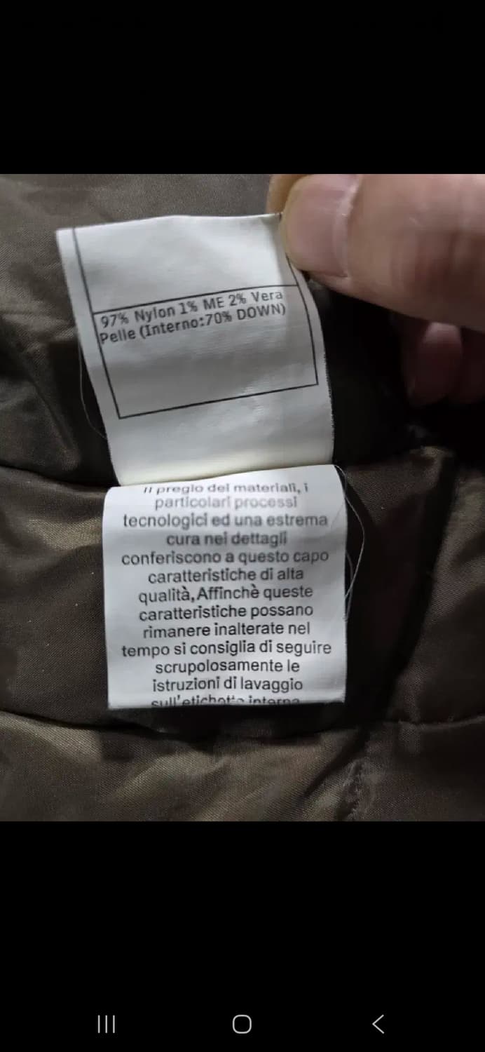 에르마노 설비노 여성패딩 싸이즈90  상품이미지8
