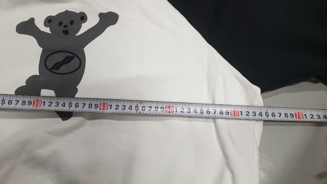 웰던 곰돌이 크롭후드티 M 상품이미지6