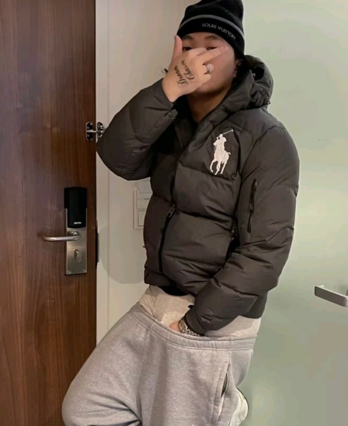 폴로 빅포니 빈티지 후드패딩 상품이미지1