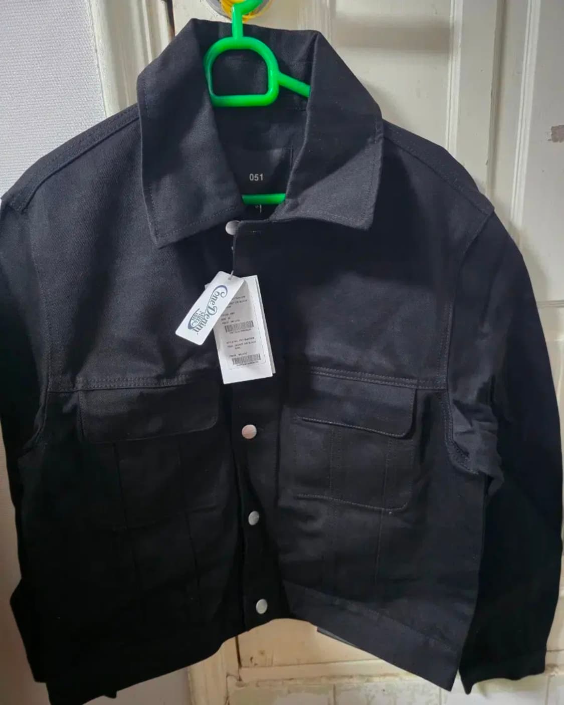 플랙(PLAC) 블랙 051B 데님 자켓 (M) 상품이미지1