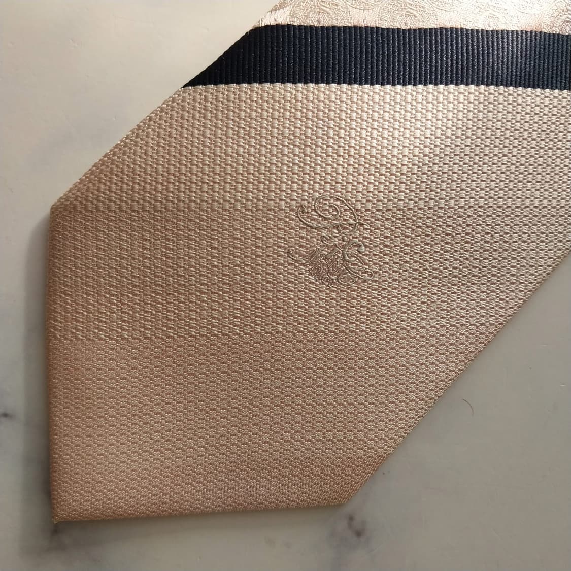 니나리치 실크 스트라이프 패턴 넥타이 9.2cm A+등급 K1946 상품이미지7