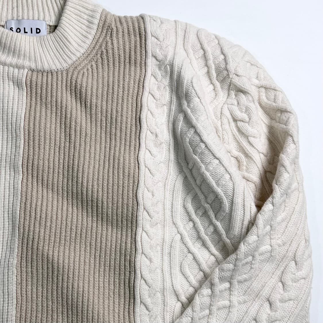 솔리드옴므 믹스드 울 니트 상품이미지3