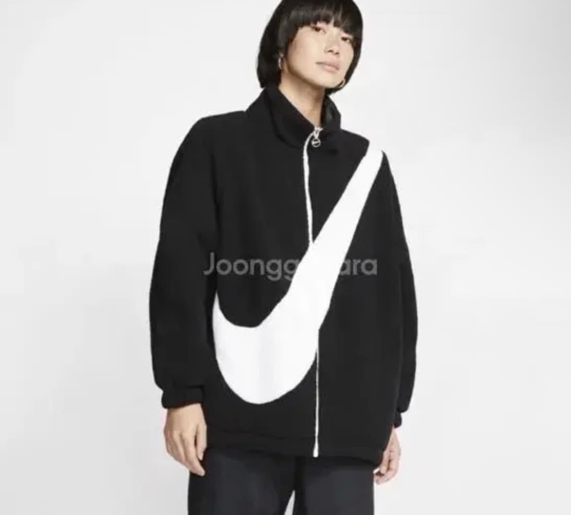 나이키] 스우시 재킷 리버시블 셰르파 [CI8938-010] xl 상품이미지2