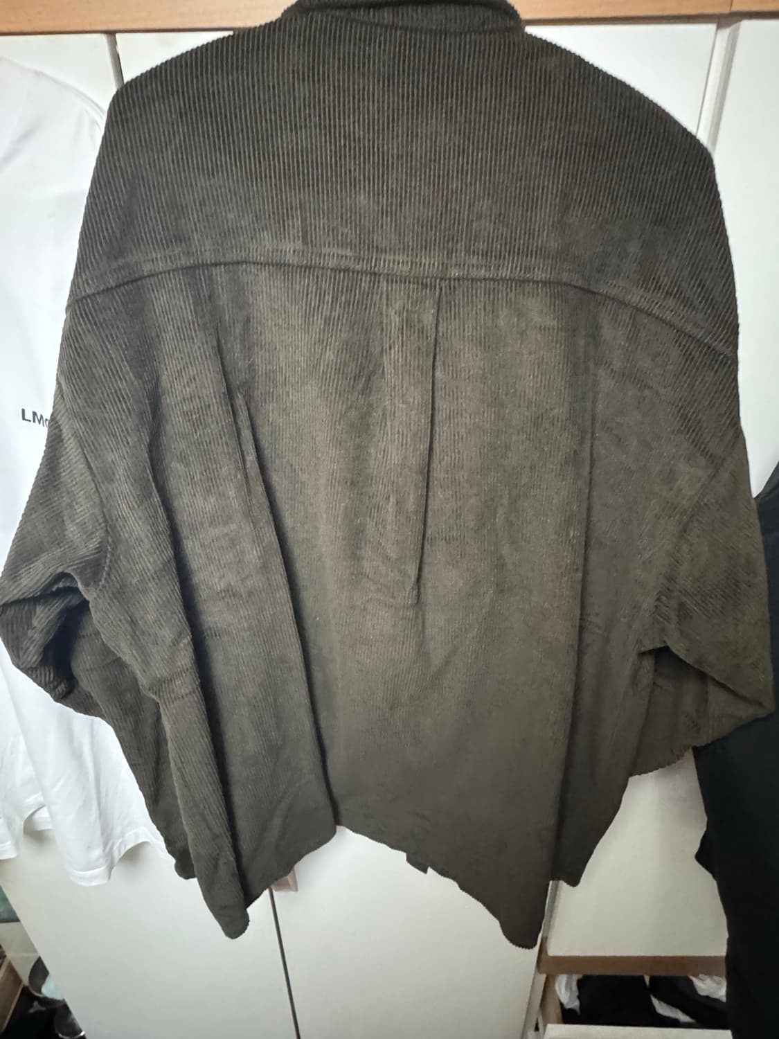 <새것> [L] 더블유브이프로젝트 코듀로이 카키브라운 셔츠 상품이미지9