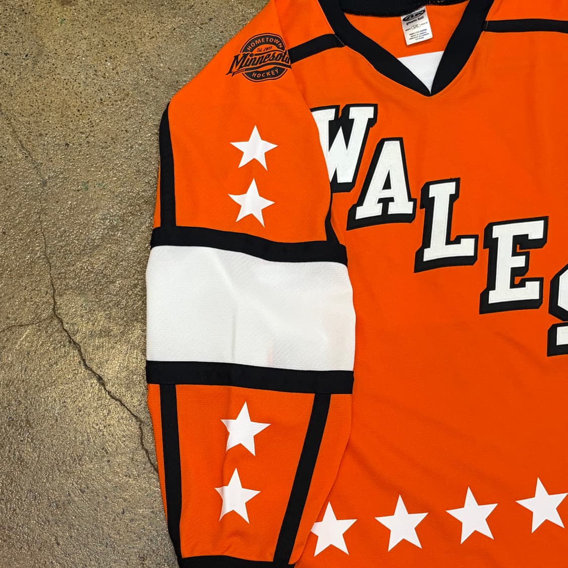 00s Made in canada 미국 빈티지 웨일즈 아이스하키 져지 상품이미지5