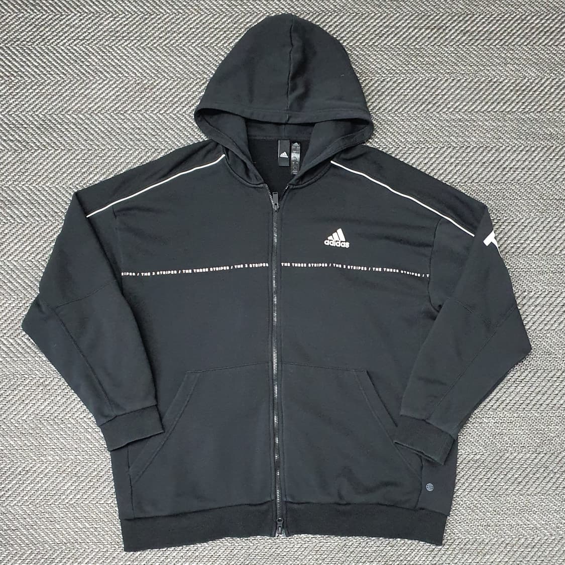 아디다스 오버핏 후드집업 남자115 상품이미지3