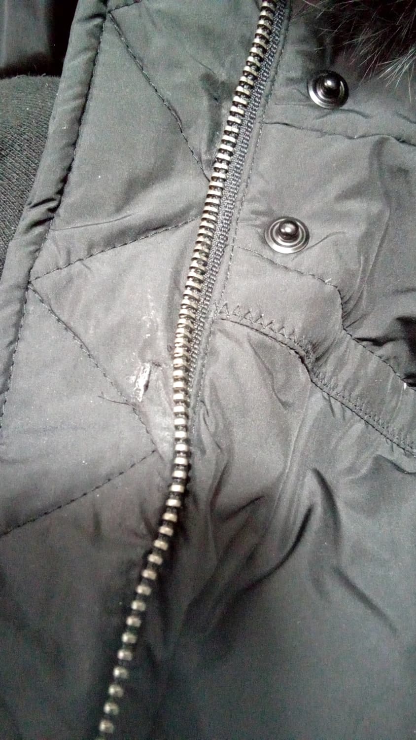 에고이스트 슬리브 다이아퀄팅 폭스퍼 패딩 상품이미지10