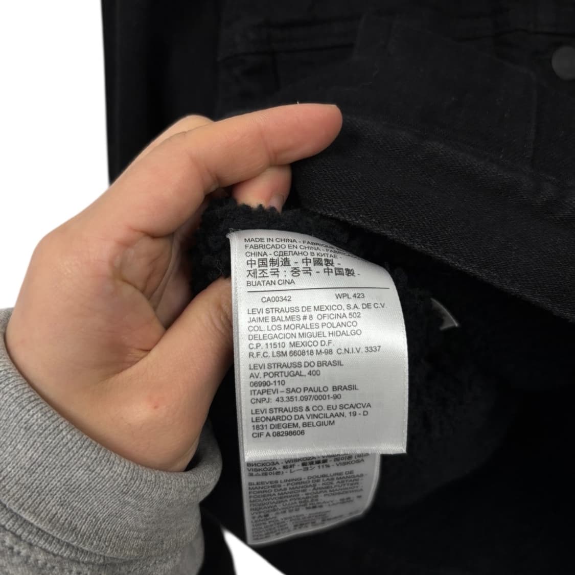 리바이스 양털 내피자켓 상품이미지5