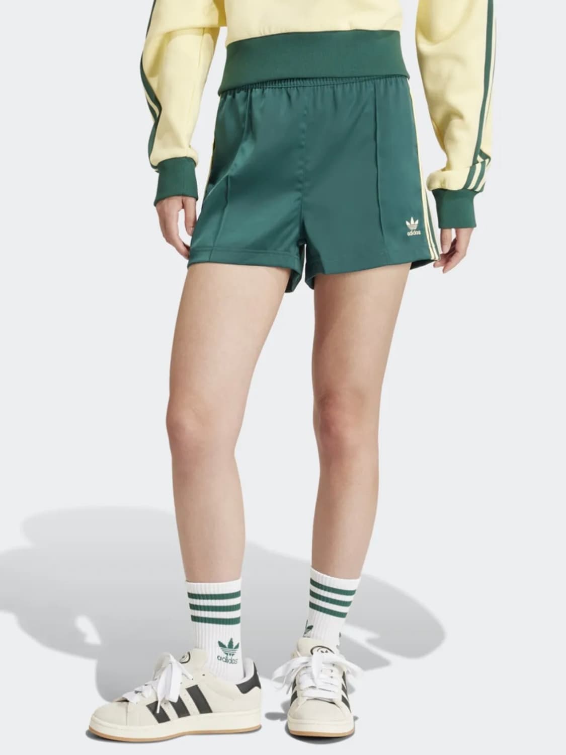 아디다스 3s 새틴 숏 져지 팬츠 반바지 상품이미지1