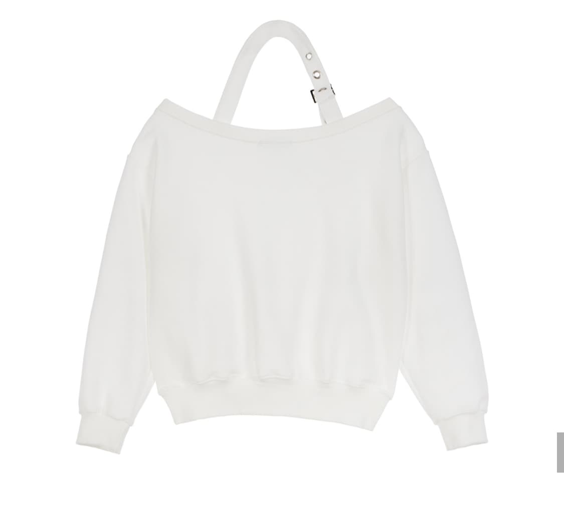 로제프란츠 오프숄더맨투맨 EyeletStrap OpenSweatshirt 상품이미지8