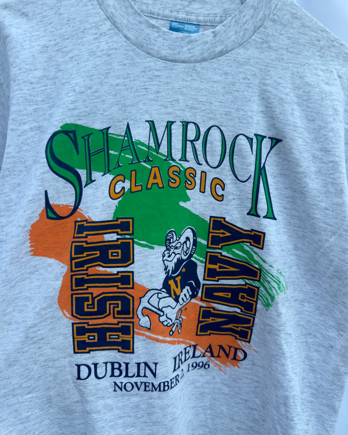 90s Made in USA Shamrock Classic 빈티지티 M 상품이미지2
