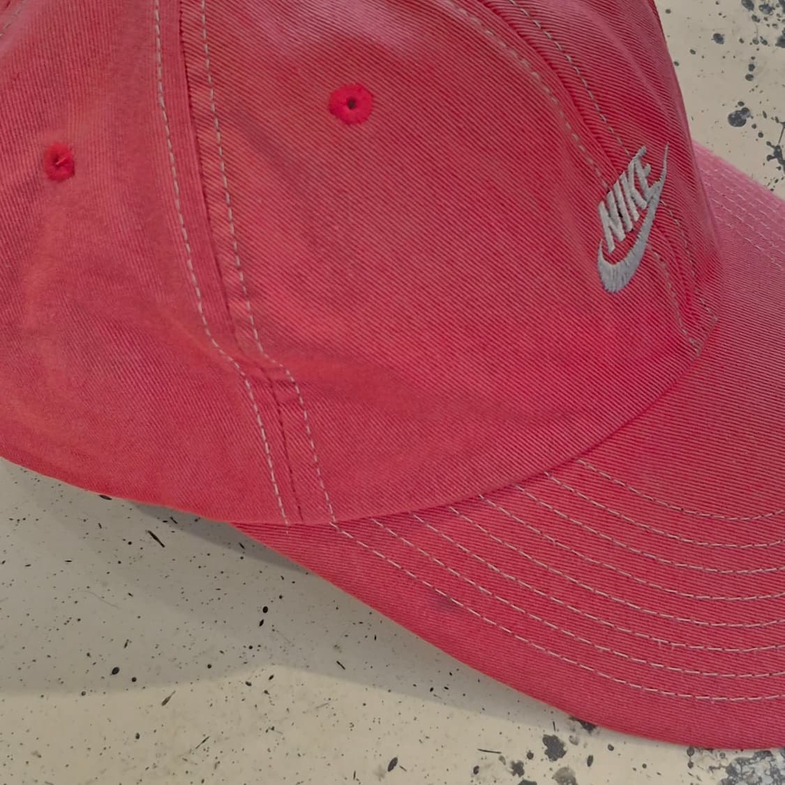 나이키 워싱 핑크 볼캡 모자 상품이미지2