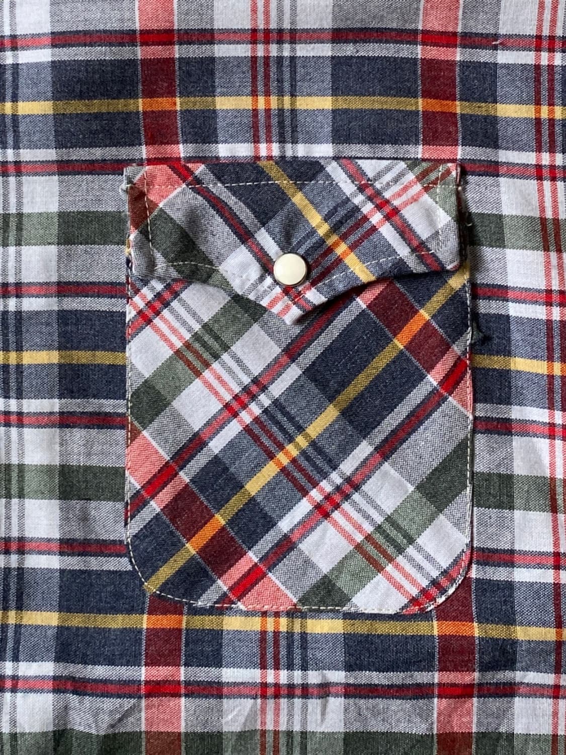 체크 포켓 셔츠 (Man 2XL) AB0607 상품이미지7
