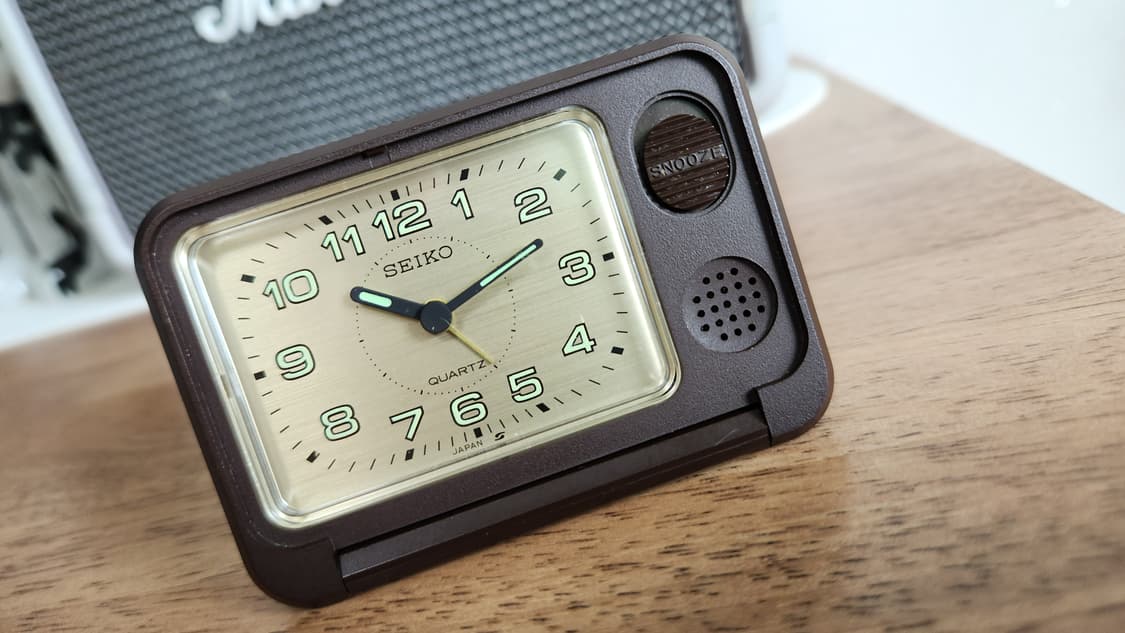 # 빈티지 세이코 여행용 탁상시계알람시계 휴대용시계 급처 상품이미지1