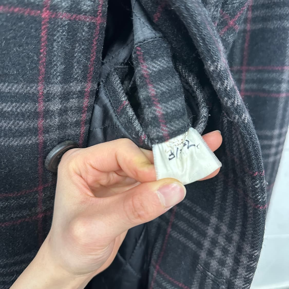 빈폴 체크 코트 상품이미지5