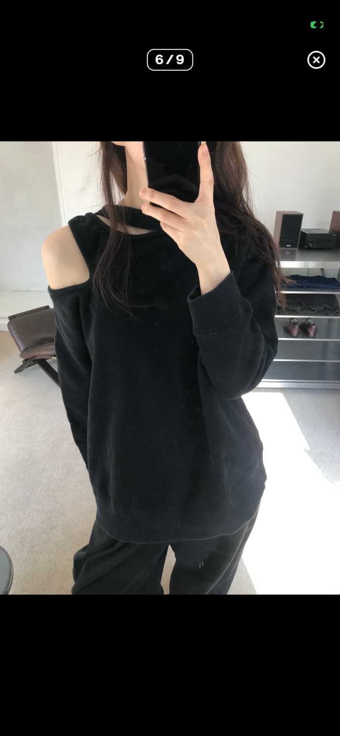 토가 컷아웃 맨투맨 상품이미지3