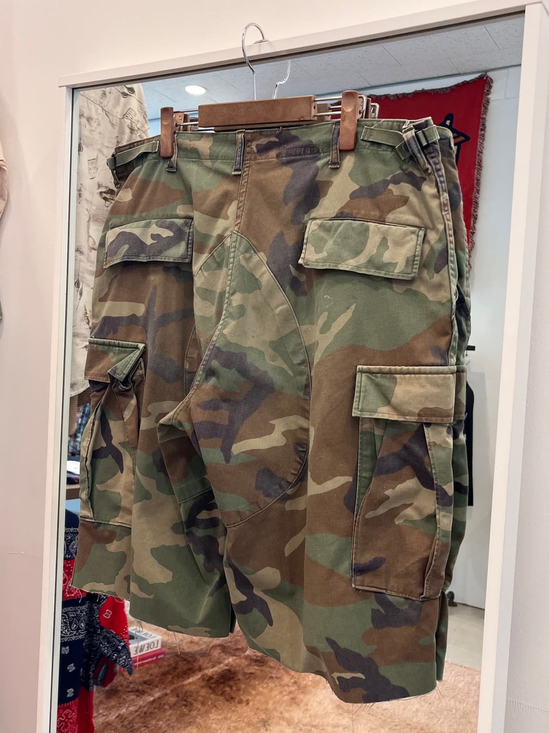 00s Military 미군 우드랜드 BDU 컷오프 카고 쇼츠 (37) 상품이미지4