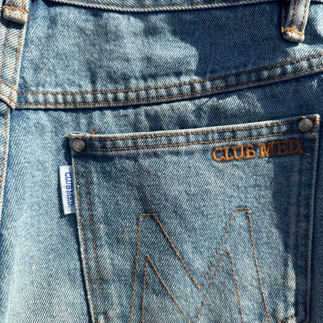 90s Club Med USA 로고 데님 팬츠 상품이미지8