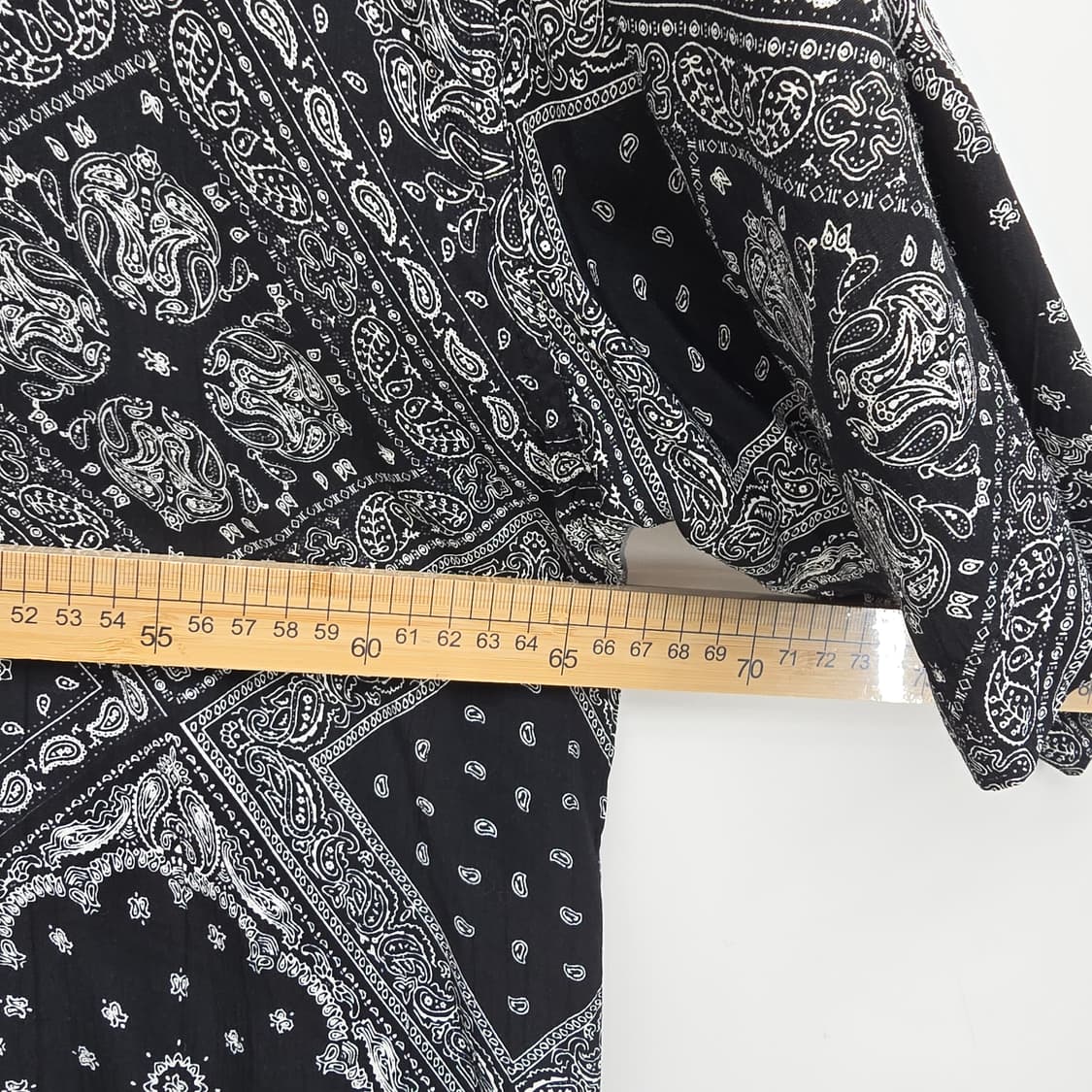 SICKOS 반다나 페이즐리 반팔 셔츠 / 스트릿 빈티지 오버핏 셔츠 상품이미지5