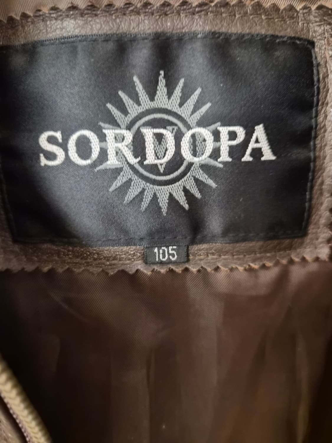 105) SORDOPA 카우레더 자켓 팝니다 상품이미지3